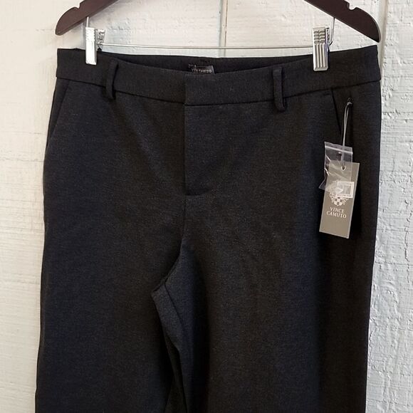 VINCE CAMUTO Style 9199348 Dark Heather Grey Thick Viscose± Warm Pant Size 14 - Picture 1 of 14